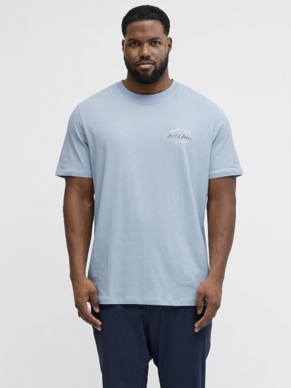 Jack & Jones Brandon T-Shirt Celestial Blue - Camisetas - Camisetas - 2XL-14XL