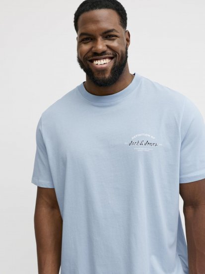 Jack & Jones Brandon T-Shirt Celestial Blue - Camisetas - Camisetas - 2XL-14XL