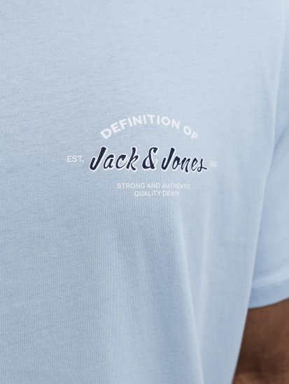 Jack & Jones Brandon T-Shirt Celestial Blue - Camisetas - Camisetas - 2XL-14XL