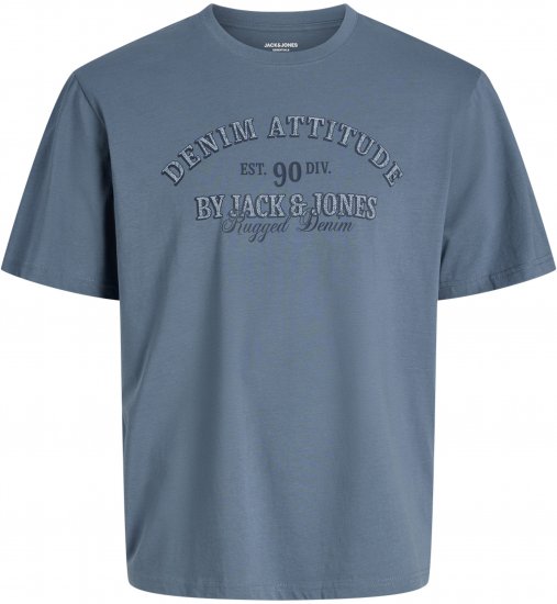 Jack & Jones Edenver T-Shirt Blue - Camisetas - Camisetas - 2XL-14XL