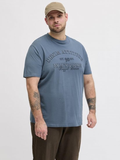Jack & Jones Edenver T-Shirt Blue - Camisetas - Camisetas - 2XL-14XL