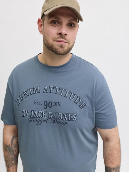 Jack & Jones Edenver T-Shirt Blue - Camisetas - Camisetas - 2XL-14XL