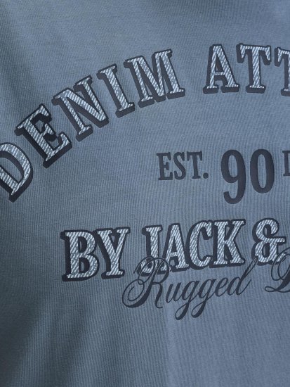 Jack & Jones Edenver T-Shirt Blue - Camisetas - Camisetas - 2XL-14XL