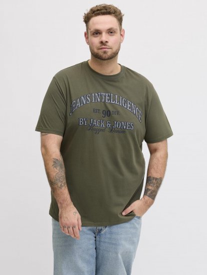 Jack & Jones Edenver T-Shirt Khaki - Camisetas - Camisetas - 2XL-14XL