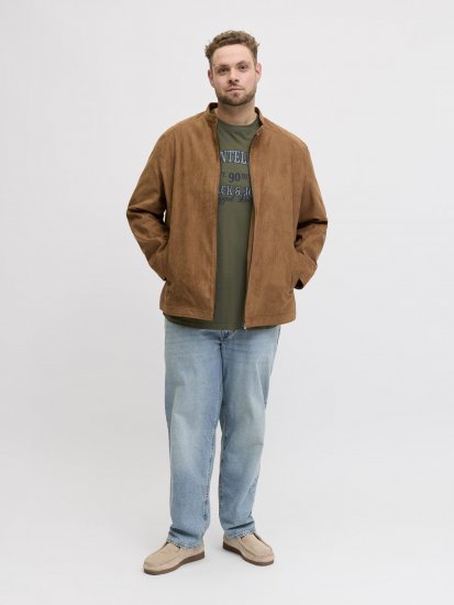 Jack & Jones Edenver T-Shirt Khaki - Camisetas - Camisetas - 2XL-14XL