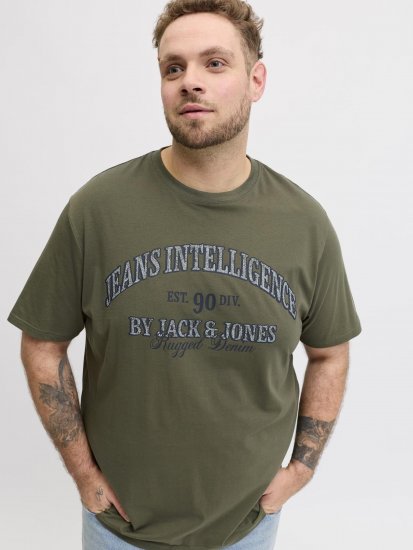 Jack & Jones Edenver T-Shirt Khaki - Camisetas - Camisetas - 2XL-14XL
