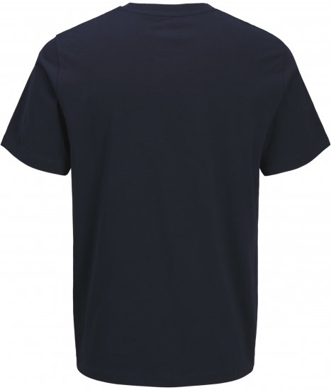 Jack & Jones King Crew Neck T-Shirt Navy - Camisetas con estampado - Camisetas con estampado - 2XL-8XL