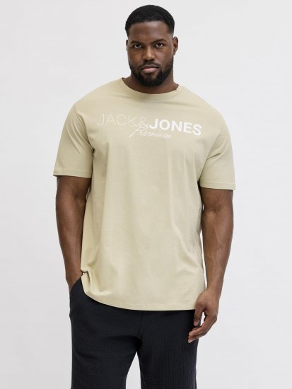 Jack & Jones Blaneo Short Sleeve T-shirt Beige - Camisetas - Camisetas - 2XL-14XL
