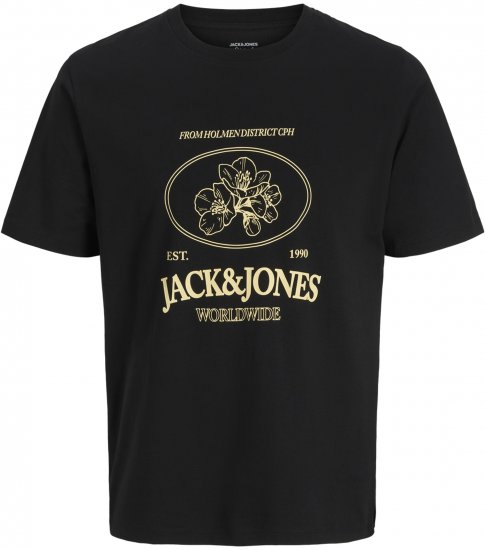 Jack & Jones Nantucket Camiseta Negra - Camisetas - Camisetas - 2XL-14XL