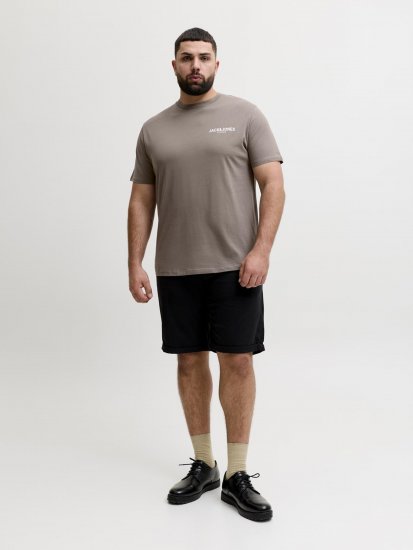 Jack & Jones Oscar T-Shirt Grey - Camisetas con estampado - Camisetas con estampado - 2XL-8XL