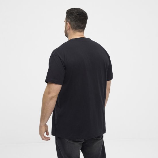 North Latitude 53333 Grid Printed T-Shirt Black - Camisetas - Camisetas - 2XL-14XL