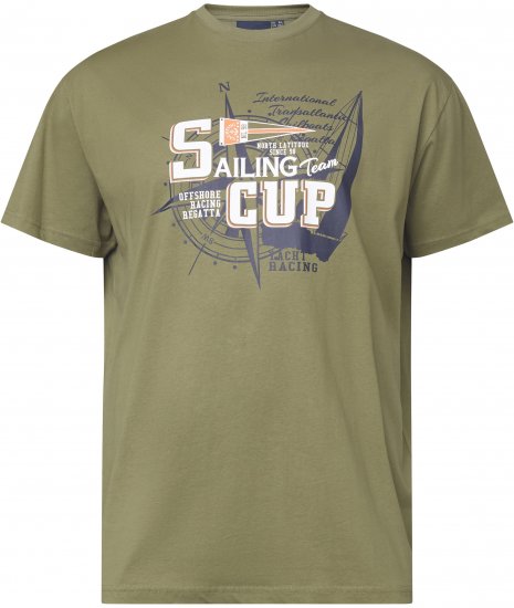 North Latitude 61119 Camiseta Estampada Verde Oliva - Camisetas - Camisetas - 2XL-14XL