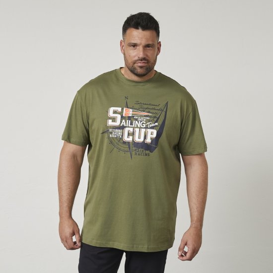 North Latitude 61119 Camiseta Estampada Verde Oliva - Camisetas - Camisetas - 2XL-14XL