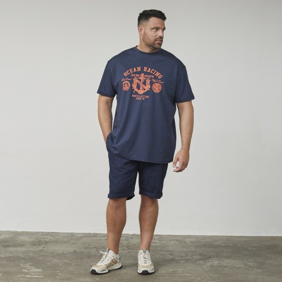 North Latitude 61121 Camiseta Estampada Azul Marino - Camisetas - Camisetas - 2XL-14XL