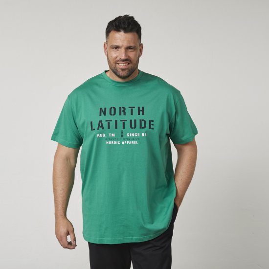 North Latitude 61135 Camiseta Estampada Verde - Camisetas - Camisetas - 2XL-14XL