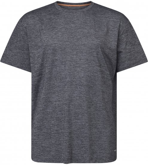 North Latitude 61160 Cool Effect Camiseta De Manga Corta Gris Jaspeado Oscuro/Claro - Camisetas - Camisetas - 2XL-14XL