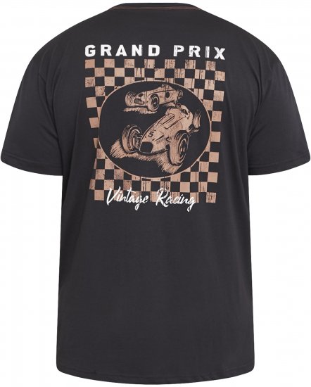 North Latitude 61165 Camiseta Con Estampado En La Espalda Negro - Camisetas - Camisetas - 2XL-14XL
