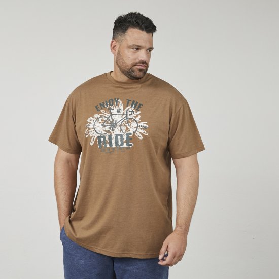 North Latitude 61315 Camiseta Estampada Camel - Camisetas - Camisetas - 2XL-14XL