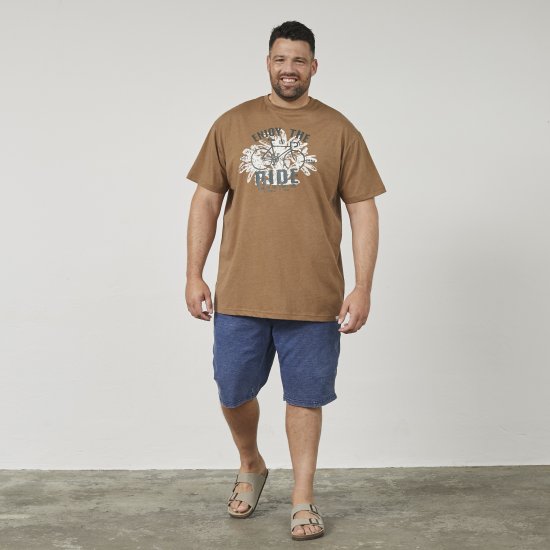 North Latitude 61315 Camiseta Estampada Camel - Camisetas - Camisetas - 2XL-14XL