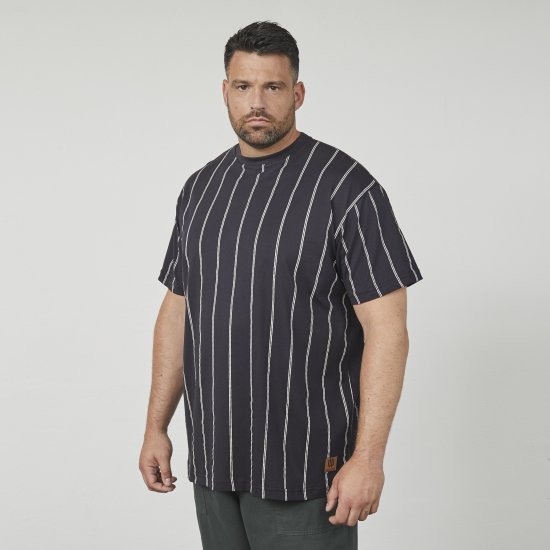 North Latitude 61319 Camiseta De Rayas Negro - Camisetas - Camisetas - 2XL-14XL