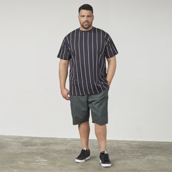 North Latitude 61319 Camiseta De Rayas Negro - Camisetas - Camisetas - 2XL-14XL