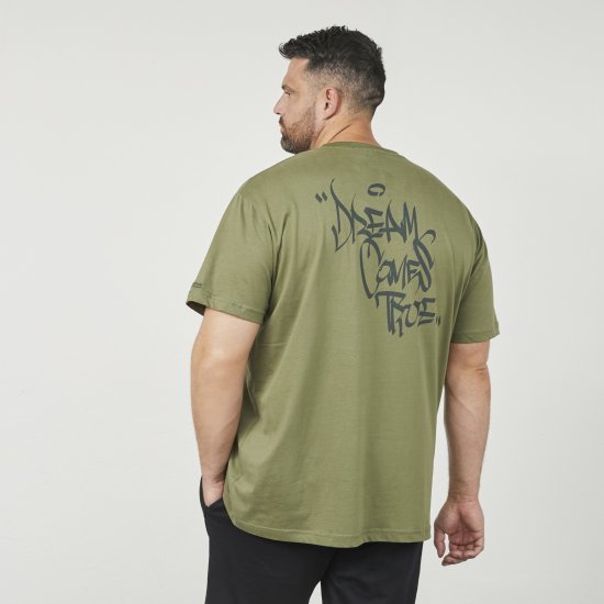 North Latitude 61320 Camiseta Con Estampado En La Espalda Verde Oliva - Camisetas - Camisetas - 2XL-14XL