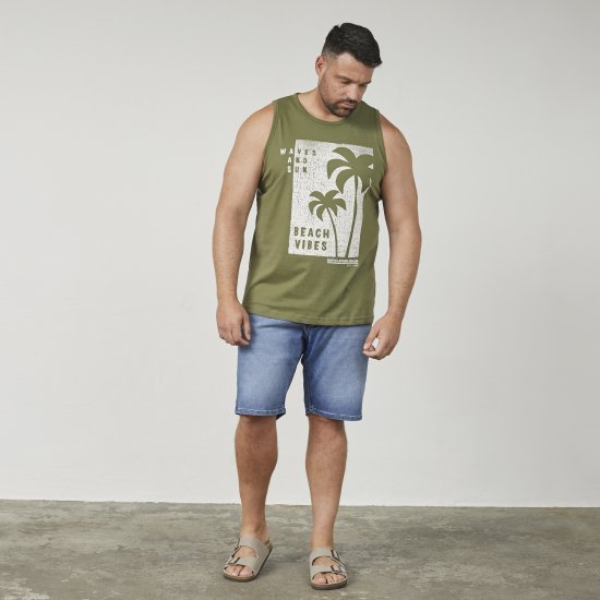 North Latitude 61321 Camiseta Sin Mangas Verde Oliva - Camisetas - Camisetas - 2XL-14XL