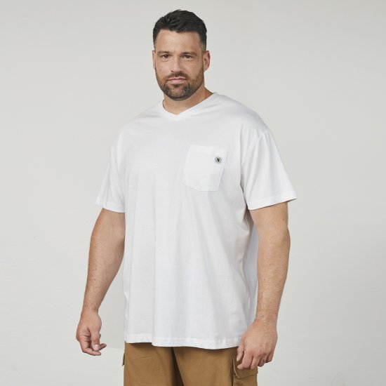 North Latitude 61322 Camiseta De Cuello En V Blanco - Camisetas - Camisetas - 2XL-14XL