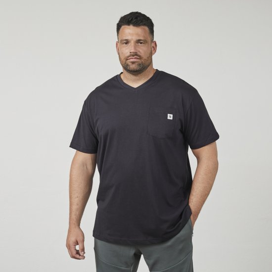 North Latitude 61322 Camiseta De Cuello En V Negro - Camisetas - Camisetas - 2XL-14XL