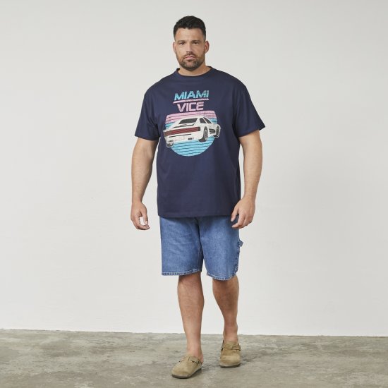 North Latitude 61351 MIAMI VICE Camiseta Azul Marino - Camisetas - Camisetas - 2XL-14XL