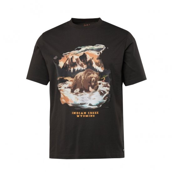JP1880 T-Shirt Indian Creek Anthracite TALL - ROPA DE HOMBRE MT-6XLT - Tamaños de talle alto