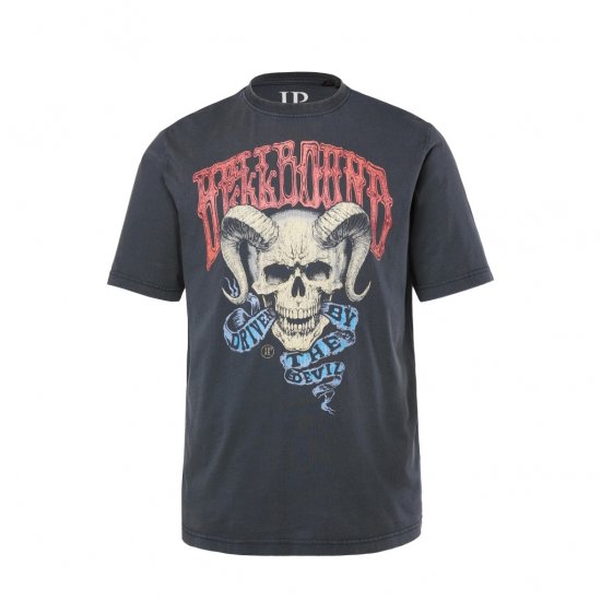 JP1880 T-Shirt Driven By The Devil Black - Camisetas - Camisetas - 2XL-14XL
