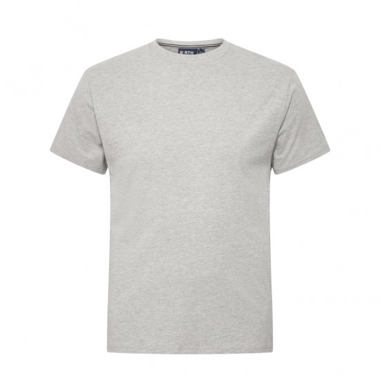 North Latitude T-Shirt O-Neck Grey Melange - Camisetas - Camisetas - 2XL-14XL