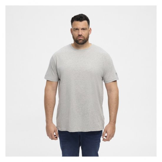 North Latitude T-Shirt O-Neck Grey Melange - Camisetas - Camisetas - 2XL-14XL