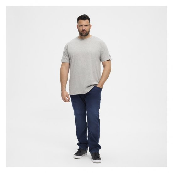 North Latitude T-Shirt O-Neck Grey Melange - Camisetas - Camisetas - 2XL-14XL