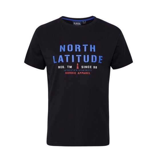 North Latitude Logo T-Shirt Black - Camisetas - Camisetas - 2XL-14XL