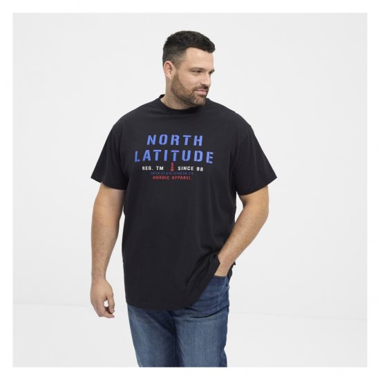 North Latitude Logo T-Shirt Black - Camisetas - Camisetas - 2XL-14XL