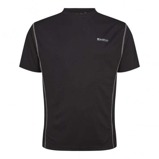 North Latitude Sport Tech T-Shirt Black - Camisetas - Camisetas - 2XL-14XL