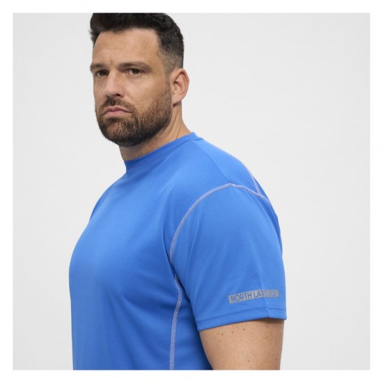 North Latitude Sport Tech T-Shirt Cobolt Blue - Camisetas - Camisetas - 2XL-14XL