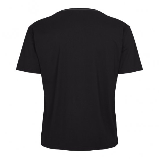 North Latitude Pyjama T-Shirt V-Neck Short Sleeve Black - Pijamas/ropa de estar en casa - Pijamas/ropa de estar en casa 2XL-10XL