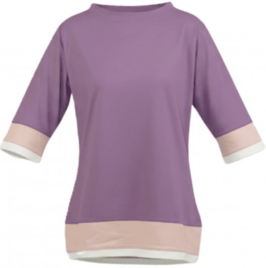Nora Mikken ANNELI T-Shirt Purple - Camisetas - 
