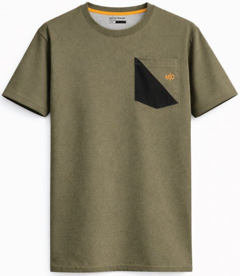 Motley Denim Milan Camiseta Caqui Oscuro - Camisetas - Camisetas - 2XL-14XL