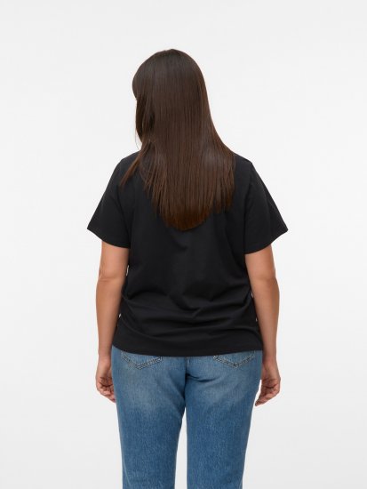 Vero Moda Paulina T-Shirt Black - Camisetas - 
