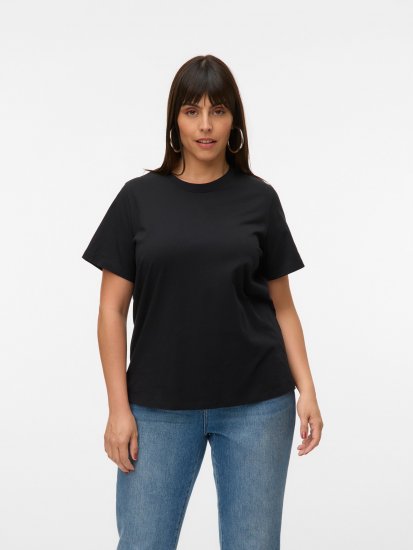 Vero Moda Paulina T-Shirt Black - Camisetas - 