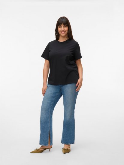 Vero Moda Paulina T-Shirt Black - Camisetas - 