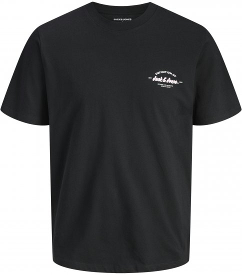 Jack & Jones Brandon T-Shirt Black - Camisetas - Camisetas - 2XL-14XL