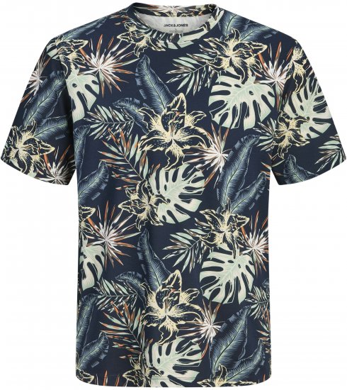 Jack & Jones Honolulu T-Shirt Navy - Camisetas - Camisetas - 2XL-14XL