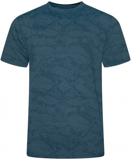 Kam Jeans AP013 Technical T-Shirt Blue - Camisetas con estampado - Camisetas con estampado - 2XL-8XL