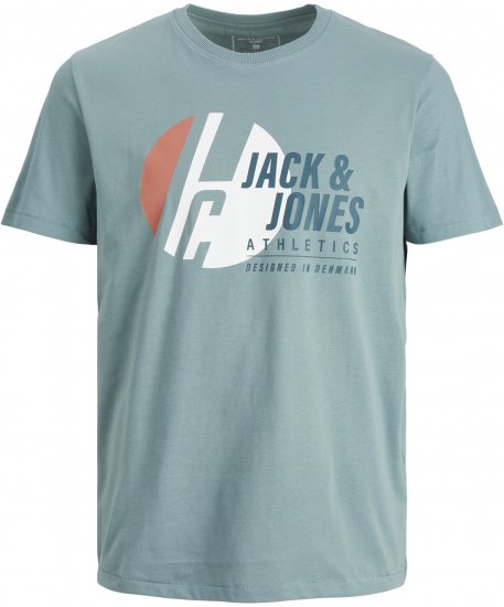 Jack & Jones Spring Logo T-Shirt Cyan - Camisetas - Camisetas - 2XL-14XL