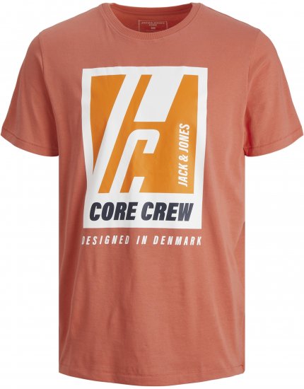 Jack & Jones Spring Logo T-Shirt Pink - Camisetas - Camisetas - 2XL-14XL